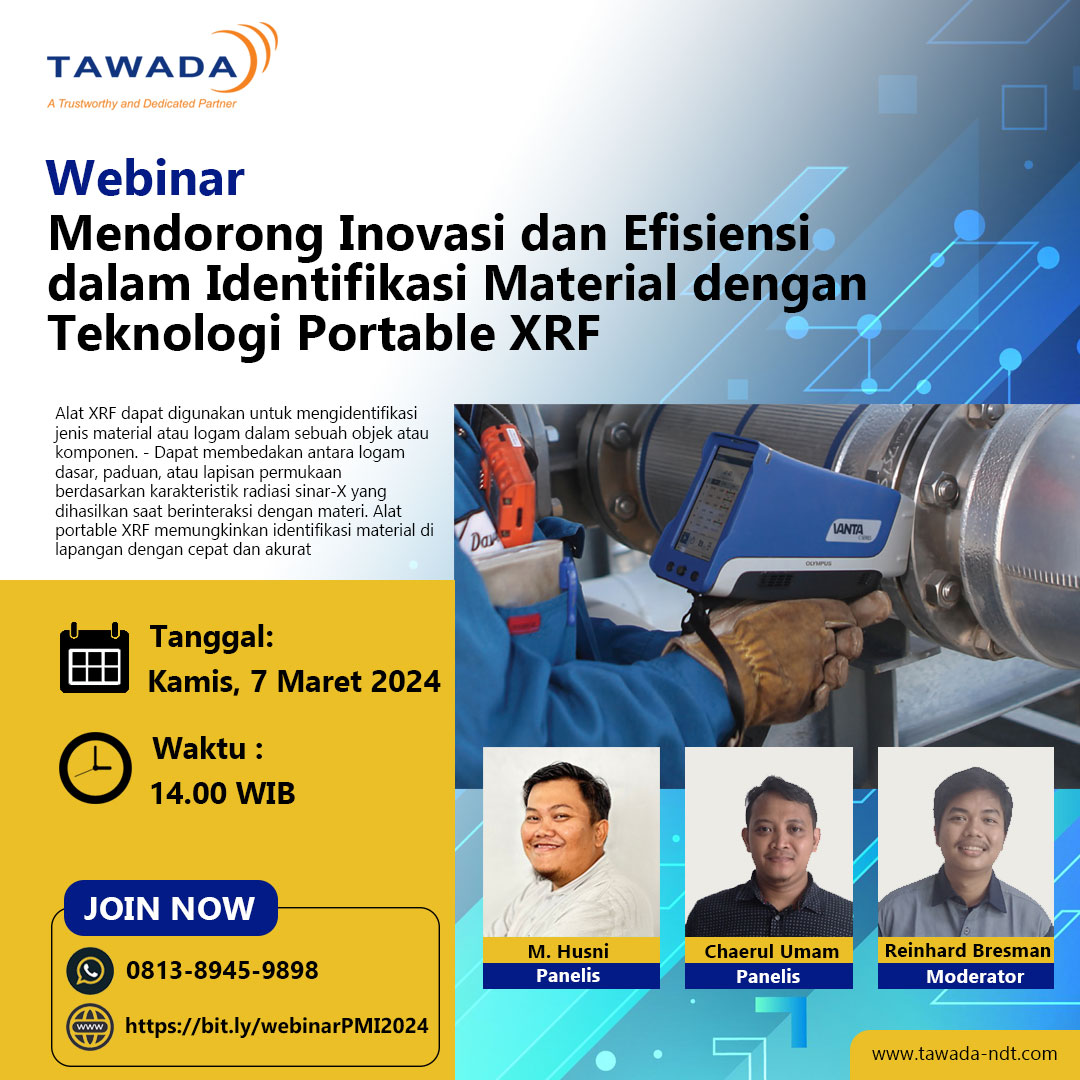 Webinar – Mendorong Inovasi dan Efisiensi dalam Identifikasi Material dengan Teknologi Portable XRF